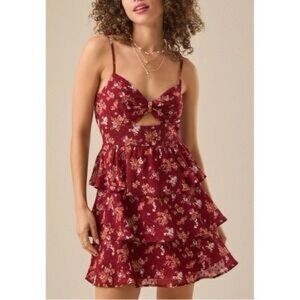 Altar’d State | Floral Tiered Mini Dress